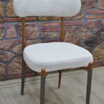 Teddy Sandalye Kılıfı Pıtı, Krem