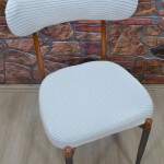 Teddy Sandalye Kılıfı Pıtı, Beyaz