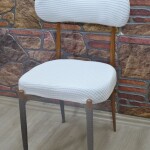 Teddy Sandalye Kılıfı Pıtı, Beyaz