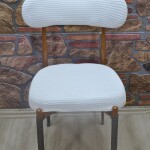 Teddy Sandalye Kılıfı Pıtı, Beyaz