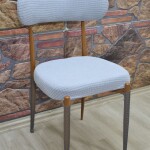 Teddy Sandalye Kılıfı Pıtı, Açık.Gri