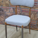 Teddy Sandalye Kılıfı Pıtı, Açık.Gri