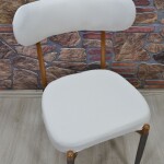 Teddy Sandalye Kılıfı Lakos Kumaş, Krem renk