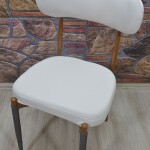 Teddy Sandalye Kılıfı Lakos Kumaş, Krem renk