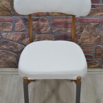 Teddy Sandalye Kılıfı Lakos Kumaş, Krem renk