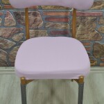 Teddy Sandalye Kılıfı Lakos Kumaş, Pembe renk