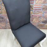 Battal Sandalye Kılıfı Lakos Kumaş, Siyah