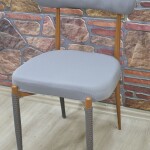 Teddy Sandalye Kılıfı Lakos Kumaş, Gri