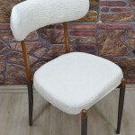 Teddy Sandalye Kılıfı Yeni Model Jakar, Kerm