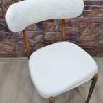 Teddy Sandalye Kılıfı Yeni Model Jakar, Kerm