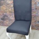 Battal Sandalye Kılıfı Lakos Kumaş, Siyah