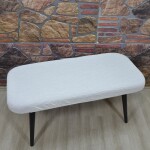 Puf Sandalye Kılıfı Yeni model Jakar, Krem