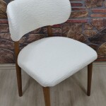 Bohem sandalyesi kılıfı yeni model Jakar, Krem