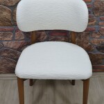 Bohem sandalyesi kılıfı yeni model Jakar, Krem