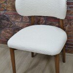 Bohem sandalyesi kılıfı yeni model Jakar, Krem