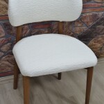 Bohem sandalyesi kılıfı yeni model Jakar, Krem