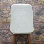 Retro Sandalye Kılıfı Yeni Jakar Model, Krem