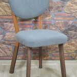 Elma Sandalye Kılıfı Coco Kumaş, Antrasit