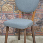 Elma Sandalye Kılıfı Coco Kumaş, Antrasit