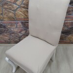 Battal Sandalye Kılıfı Lakos Kumaş, Kakao