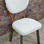 Elma Sandalye Kılıfı Coco Kumaş, Krem