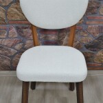 Elma Sandalye Kılıfı Coco Kumaş, Krem