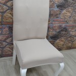 Battal Sandalye Kılıfı Lakos Kumaş, Kakao