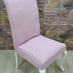 Battal Sandalye Kılıfı Lakos Kumaş, Pembe