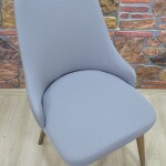 Kollu Sandalye Kılıfı Lakos, Gri