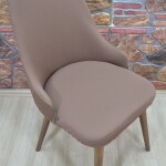 Kollu Sandalye Kılıfı Lakos, A.kahve