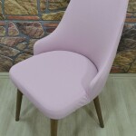Kollu Sandalye Kılıfı Lakos, Pembe