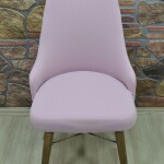Kollu Sandalye Kılıfı Lakos, Pembe