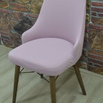 Kollu Sandalye Kılıfı Lakos, Pembe