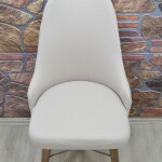 Kollu Sandalye Kılıfı Lakos, Kakao