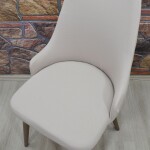 Kollu Sandalye Kılıfı Lakos, Kakao