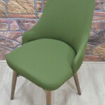 Kollu Sandalye Kılıfı Lakos, Yeşil