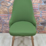 Kollu Sandalye Kılıfı Lakos, Yeşil