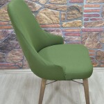 Kollu Sandalye Kılıfı Lakos, Yeşil