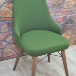 Kollu Sandalye Kılıfı Lakos, Yeşil