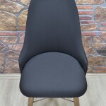 Kollu Sandalye Kılıfı Lakos, Siyah