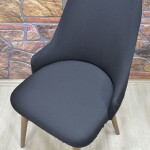 Kollu Sandalye Kılıfı Lakos, Siyah