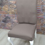 Battal Sandalye Kılıfı Lakos Kumaş, A.Kahve