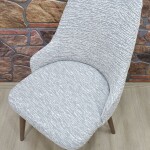 KILIFTEKS Kollu Sandalye Kılıfı Jakar, Krem