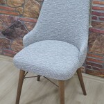 KILIFTEKS Kollu Sandalye Kılıfı Jakar, Gri