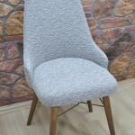 KILIFTEKS Kollu Sandalye Kılıfı Jakar, Gri