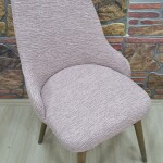 KILIFTEKS Kollu Sandalye Kılıfı Jakar, Pembe