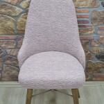 KILIFTEKS Kollu Sandalye Kılıfı Jakar, Pembe