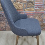 KILIFTEKS Kollu Sandalye Kılıfı Jakar, Antrasit