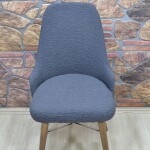 KILIFTEKS Kollu Sandalye Kılıfı Jakar, Antrasit