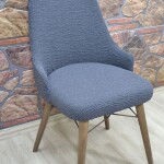 KILIFTEKS Kollu Sandalye Kılıfı Jakar, Antrasit